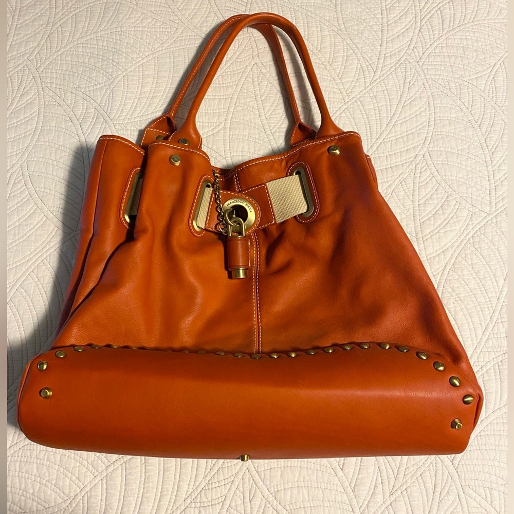 Francesco Biasia Ring of Fire Brick Handbag